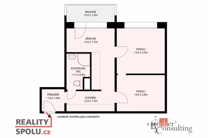 Prodej bytu 2+kk, České Budějovice - České Budějovice 2, Vodňanská, 43 m2