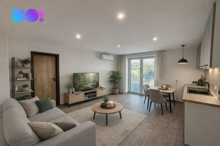 Pronájem bytu 2+kk, Návsí, 46 m2