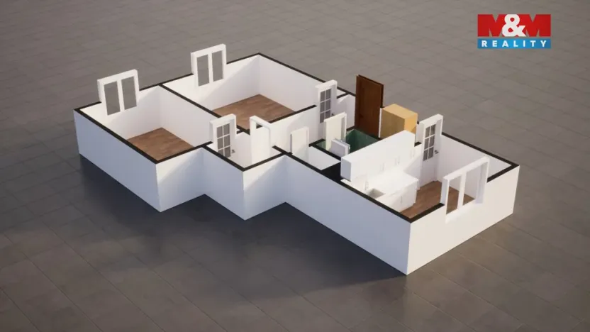 Prodej bytu 2+1, Česká Lípa, Červeného kříže, 56 m2