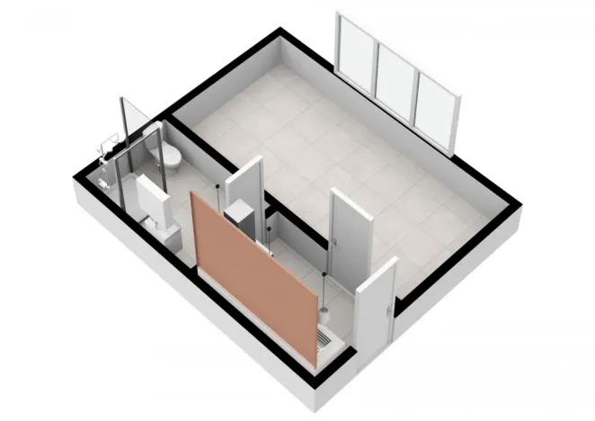 Pronájem bytu 1+kk, Praha - Horní Počernice, Mezihoří, 20 m2