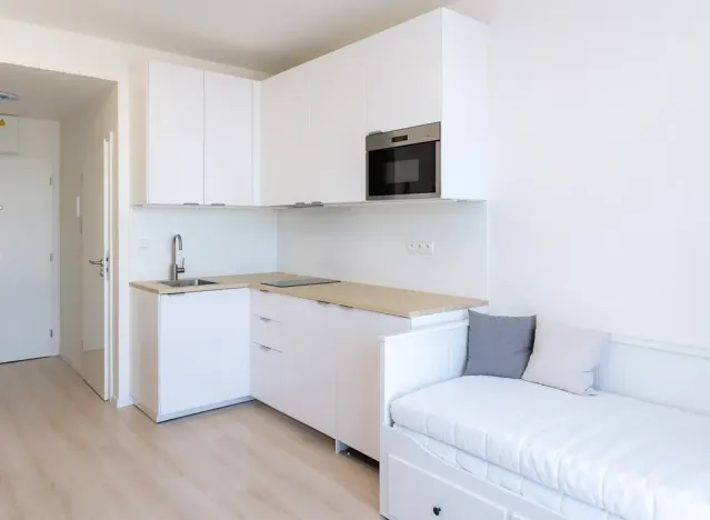 Pronájem bytu 1+kk, Praha - Vysočany, Poděbradská, 18 m2
