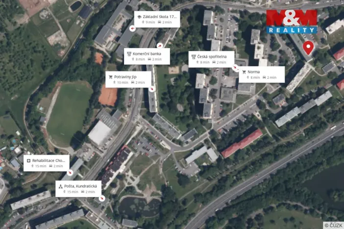 Prodej bytu 2+1, Chomutov, Dřínovská, 61 m2