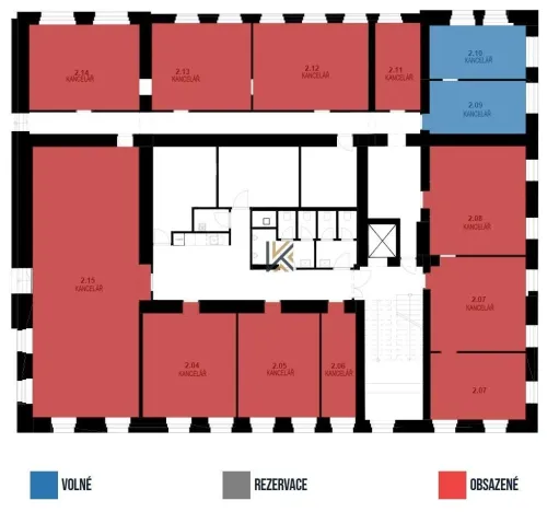 Pronájem kanceláře, Praha - Smíchov, Nádražní, 35 m2
