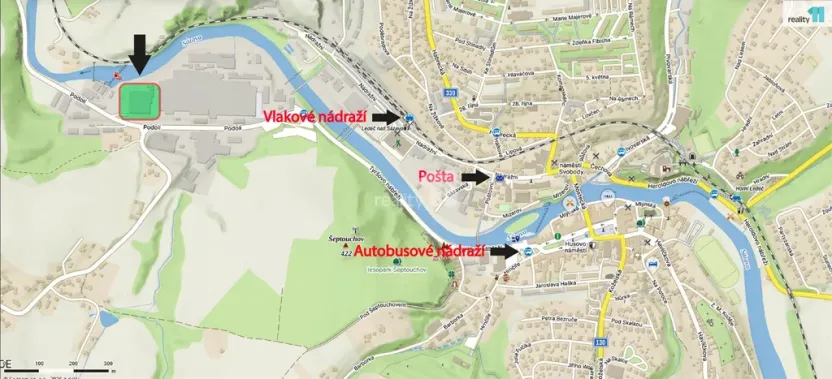 Pronájem kanceláře, Ledeč nad Sázavou, Podolí, 18 m2