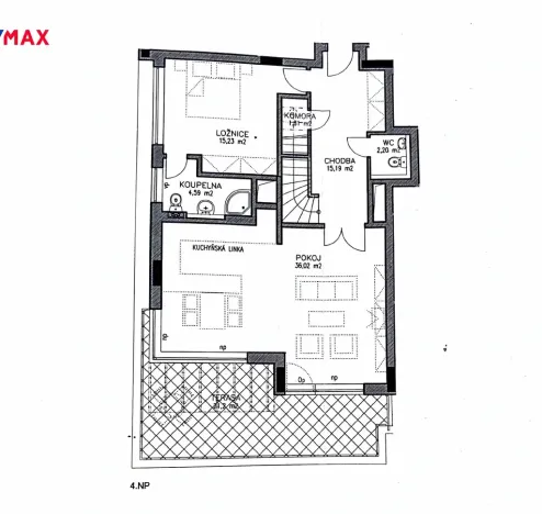 Pronájem bytu 4+kk, Praha - Smíchov, Smrčinská, 116 m2