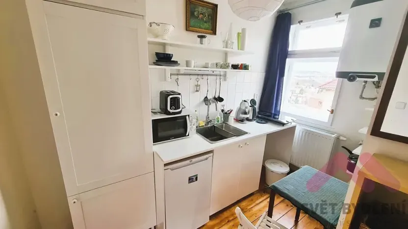 Pronájem bytu 1+kk, Praha - Libeň, Nad Rokoskou, 22 m2