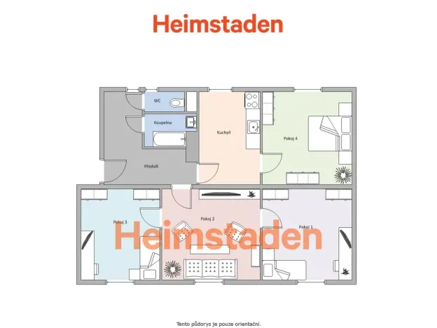 Pronájem bytu 4+1, Havířov - Šumbark, Obránců míru, 85 m2
