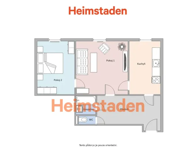 Pronájem bytu 2+1, Ostrava - Poruba, 17. listopadu, 52 m2