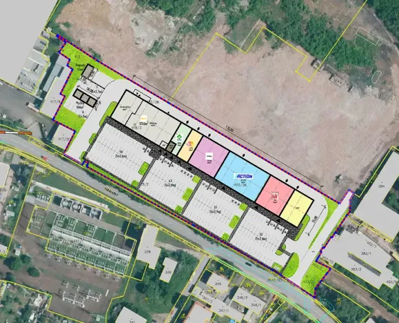 Pronájem obchodního prostoru, Oslavany, Padochovská, 1000 m2