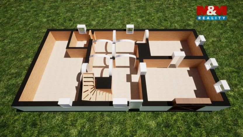 Prodej rodinného domu, Stružnice - Jezvé, 362 m2