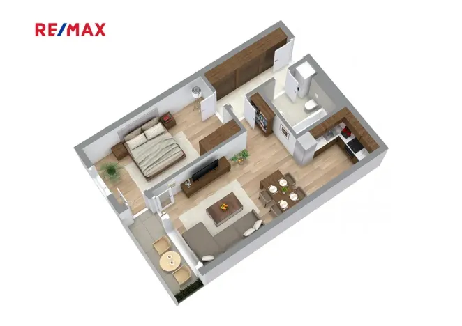 Pronájem bytu 2+kk, Chrudim, Podkopanický mlýn, 49 m2