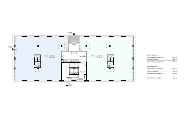 Pronájem ordinace, Plzeň, Krašovská, 2092 m2