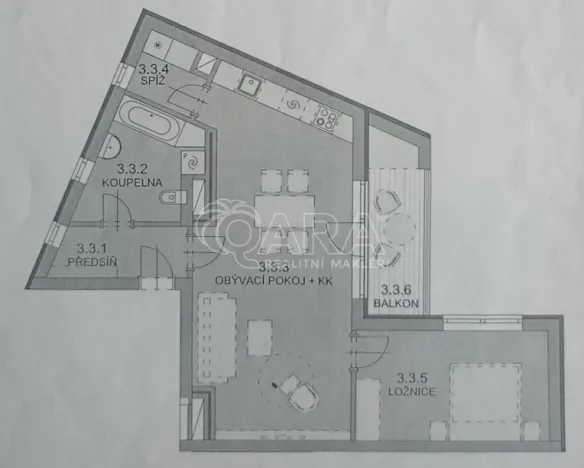 Pronájem bytu 2+kk, Brno, Hrozňatova, 72 m2