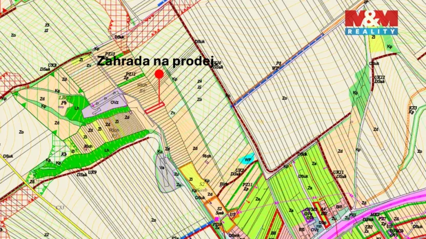 Prodej zahrady, Hostěrádky-Rešov, 501 m2