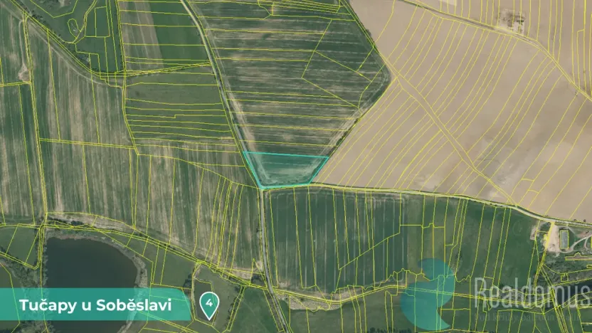 Prodej podílu 1/8 louky, Tučapy, 11561 m2