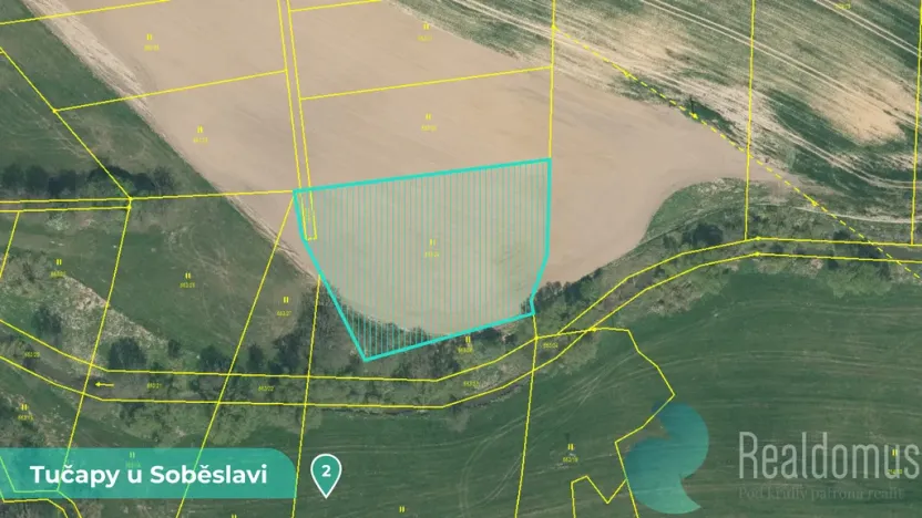 Prodej podílu 1/8 louky, Tučapy, 11561 m2