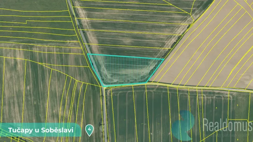 Prodej podílu 1/8 louky, Tučapy, 11561 m2