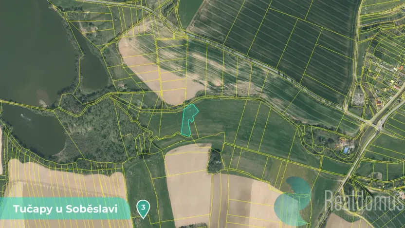 Prodej podílu 1/8 louky, Tučapy, 11561 m2