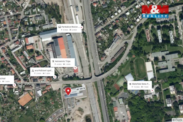 Pronájem skladu, Pardubice - Rosice, generála Svobody, 476 m2