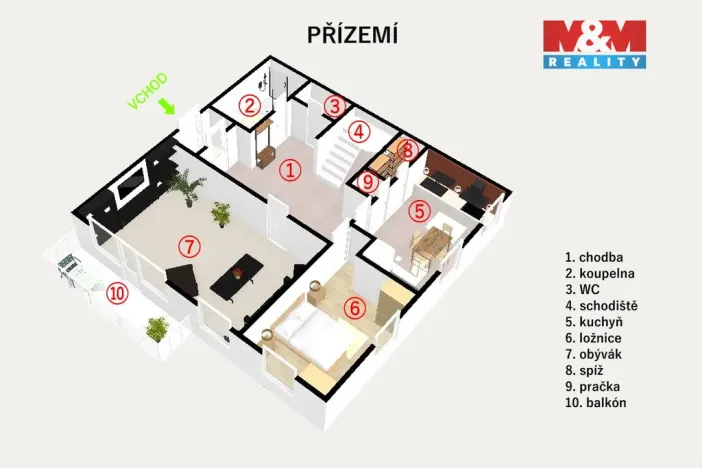 Prodej rodinného domu, Havlíčkův Brod, Mírová, 160 m2