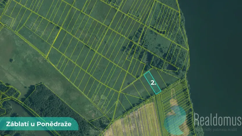 Prodej podílu 1/2 pole, Záblatí, 4195 m2