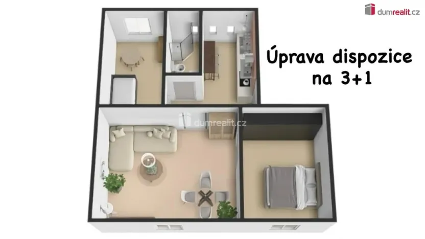 Prodej bytu 2+1, Frenštát pod Radhoštěm, Sídl. Beskydské, 72 m2