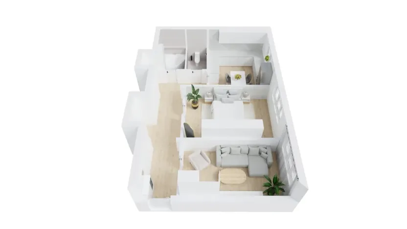 Prodej bytu 2+1, Zlín, Benešovo nábřeží, 65 m2