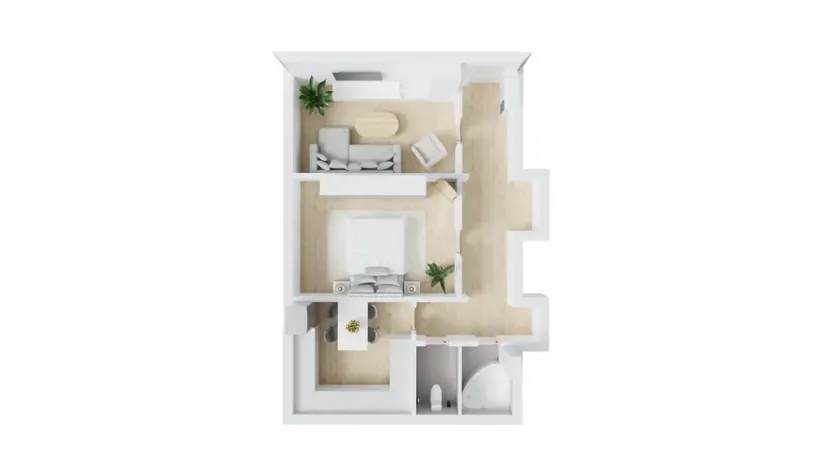 Prodej bytu 2+1, Zlín, Benešovo nábřeží, 65 m2