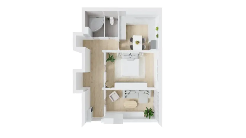 Prodej bytu 2+1, Zlín, Benešovo nábřeží, 65 m2