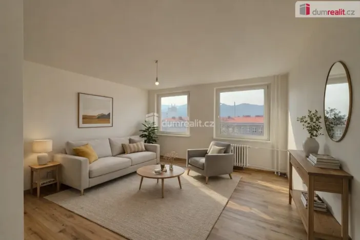 Pronájem bytu 2+kk, Ústí nad Labem - Krásné Březno, Keplerova, 48 m2