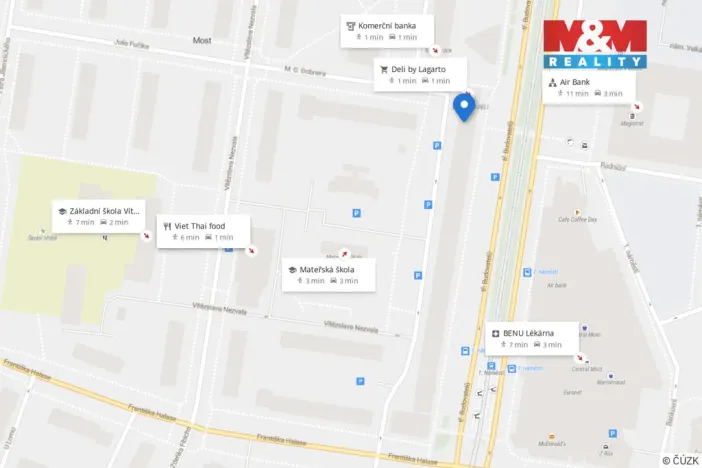 Prodej bytu 3+kk, Most, tř. Budovatelů, 68 m2