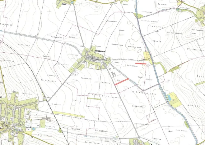 Prodej pole, Luběnice, 3539 m2