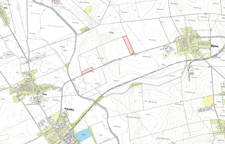 Prodej pole, Blatec, 13150 m2