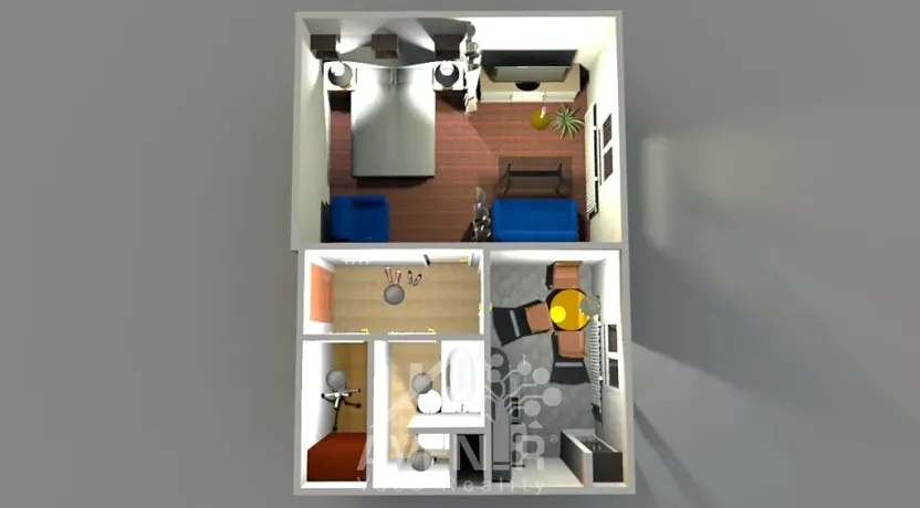 Prodej bytu 1+1, Desná, Krátká, 32 m2