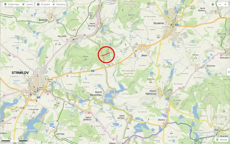 Prodej lesa, Horní Meziříčko, 6238 m2