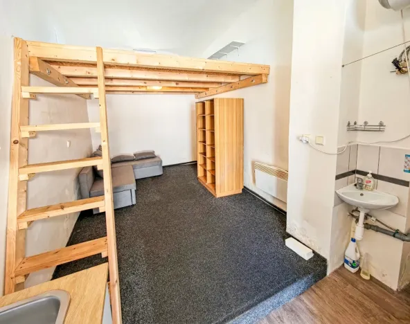 Pronájem atypického bytu, Pardubice, Jana Palacha, 19 m2