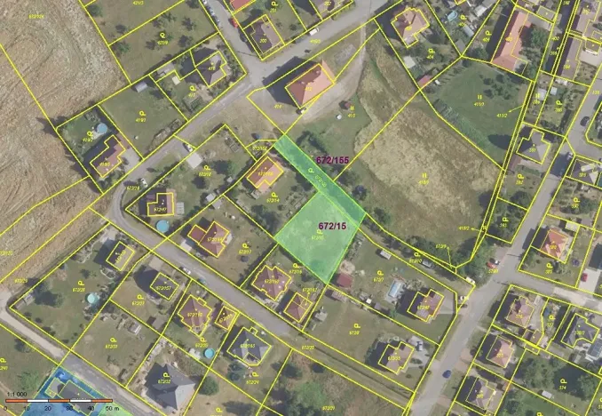 Prodej pozemku pro bydlení, Osek, 1281 m2