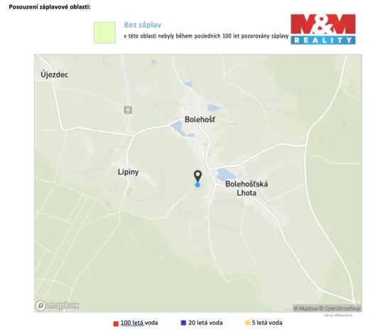 Prodej louky, Bolehošť, 3000 m2