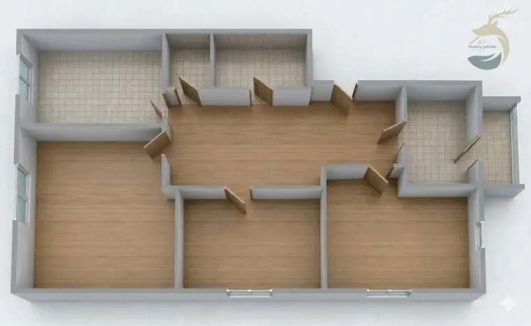 Prodej bytu 3+1, Žichovice, 75 m2