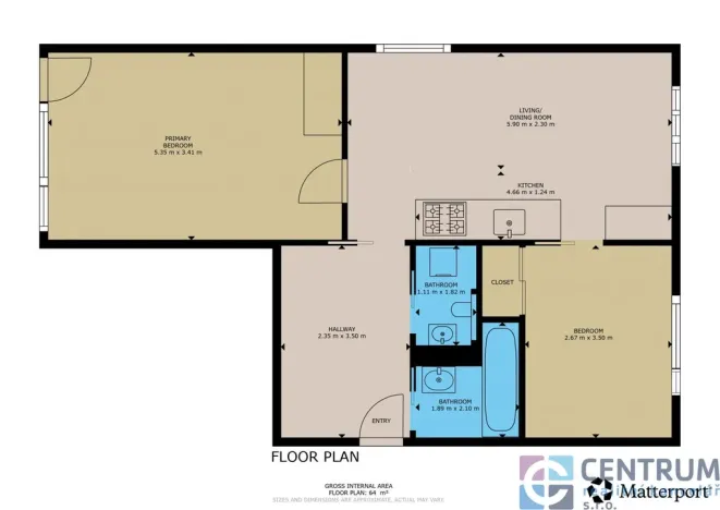 Pronájem bytu 3+kk, Jablonec nad Nisou, Liberecká, 64 m2