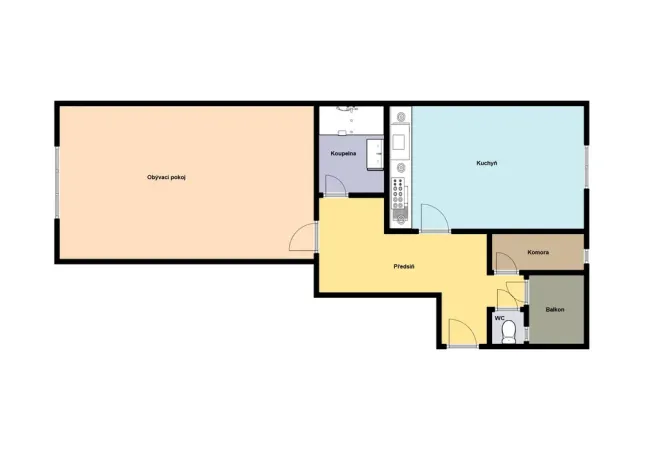 Pronájem bytu 1+1, Praha - Kobylisy, Čimická, 58 m2