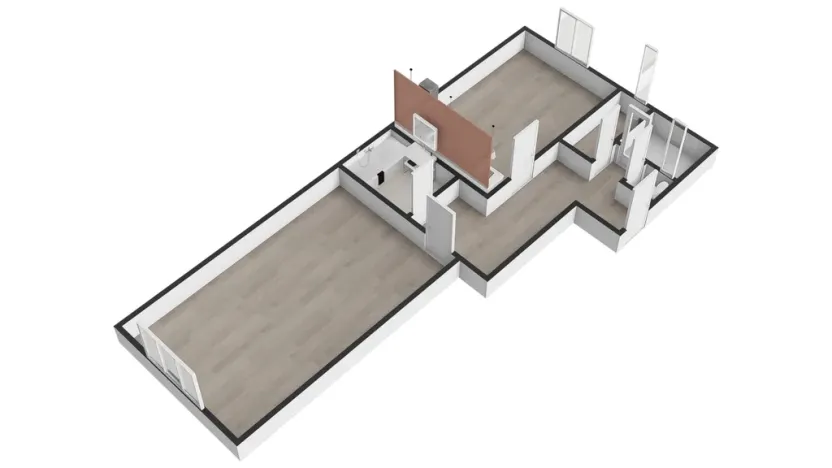 Pronájem bytu 1+1, Praha - Kobylisy, Čimická, 58 m2