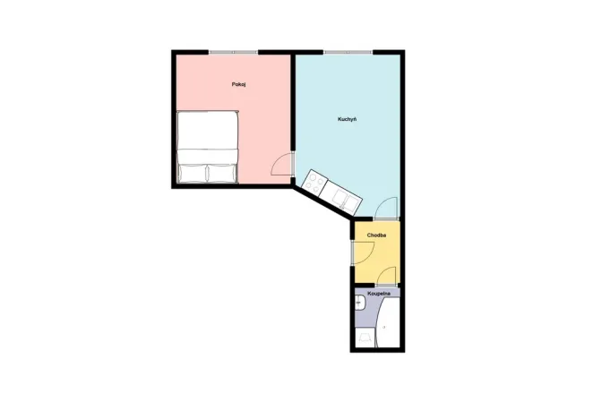 Pronájem bytu 1+1, Praha - Kobylisy, Čimická, 42 m2