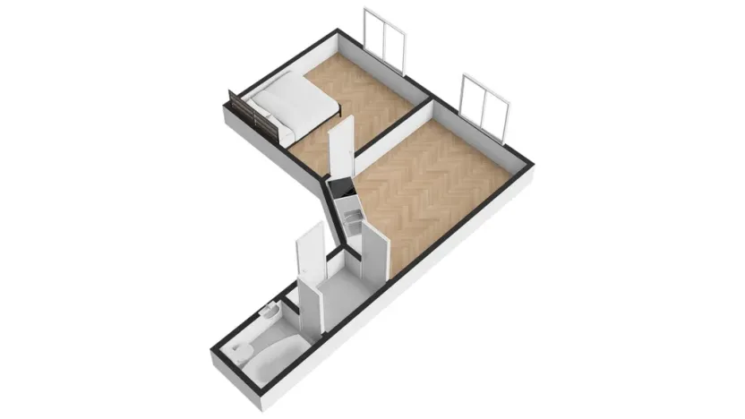 Pronájem bytu 1+1, Praha - Kobylisy, Čimická, 42 m2