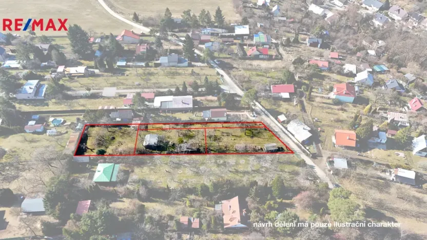 Prodej zahrady, Olomouc - Droždín, 1911 m2