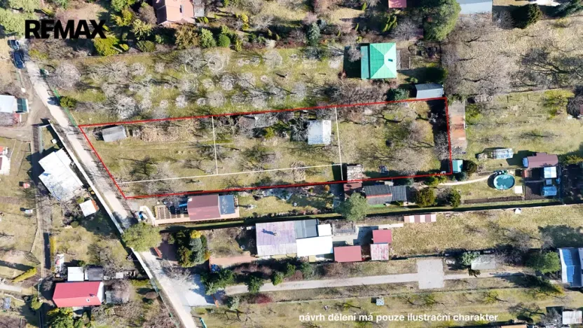 Prodej zahrady, Olomouc - Droždín, 1911 m2