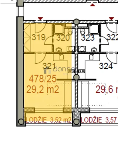 Pronájem bytu 1+kk, Praha, Mochovská, 30 m2