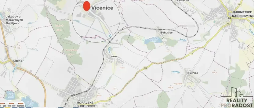 Prodej pozemku pro bydlení, Vícenice, 888 m2