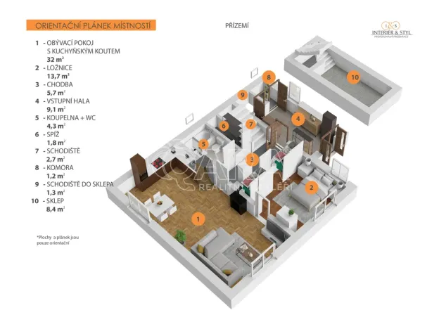 Prodej rodinného domu, Odolena Voda - Dolínek, Do Zahrad, 150 m2