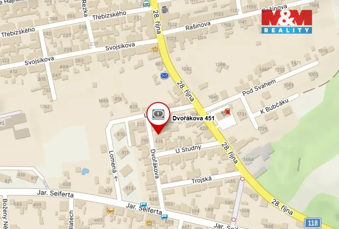 Prodej rodinného domu, Kladno - Švermov, Dvořákova, 92 m2